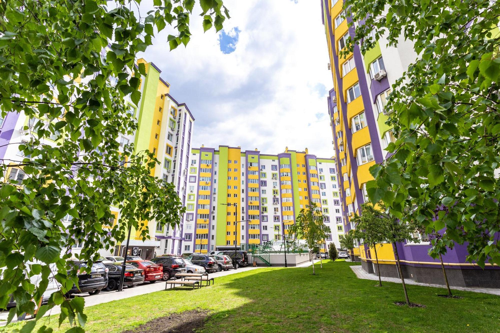 093 Квартира в новом комплексе, рядом с Кольцевой. Киев Экстерьер фото